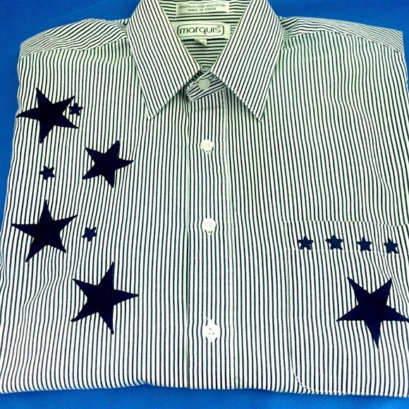 Stripe Star Trend Applique Embroidered 90’s Top - Picture 5 of 8